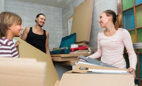 Removal team preparing a local move in Lea Bridge