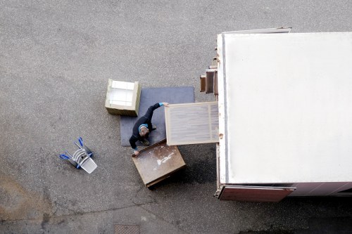 Commercial moving team planning a business relocation in Lea Bridge