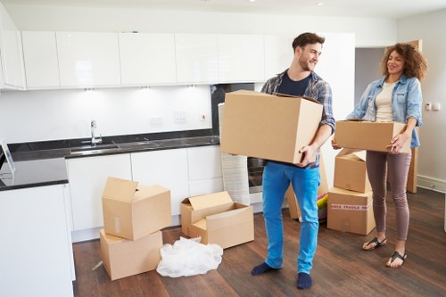 Commercial relocation preparation for an East London office move