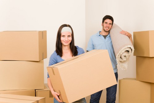 Local furniture removal van ready for household and office collections in Lea Bridge