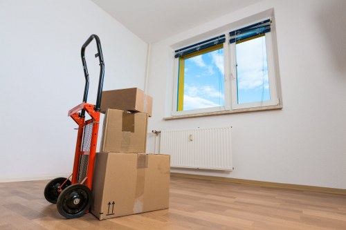 Careful packing and organisation during a commercial move