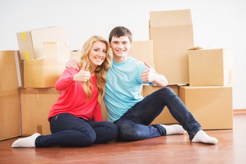 Packing and moving office furniture in Lea Bridge
