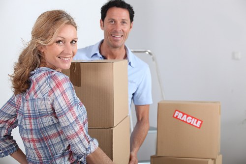Careful packing and loading for a house move in Lea Bridge
