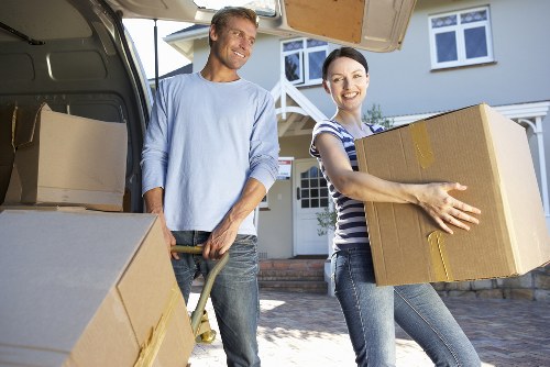 Professional movers navigating parking and access challenges in Lea Bridge